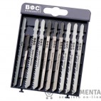 BOC19901330010 - Assortimento Lame Per Seghetti Per Legno E Plastica - 10 Pezzi